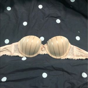 Lace Strapless 34 B Bra